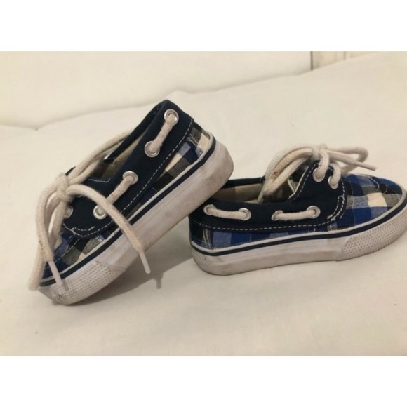 SET 2 US Sports Kids Unisex Shoes Sneaker Drawstring Blue / Red Size 5 - Picture 6 of 12